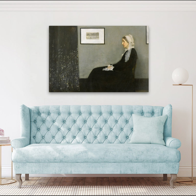 Whistler’S Mother, 1871 - Art réalisme figuratif, H 40 po x l 60 po