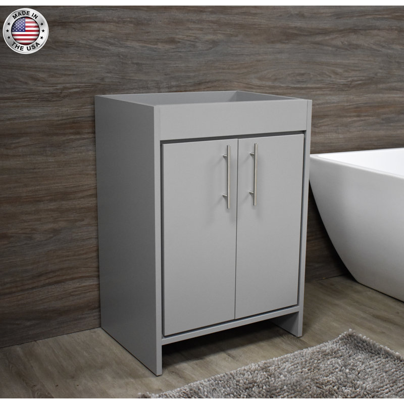 Amrooti 30 " Single Bathroom Vanity Base, Gray
