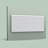 3/4 in D x 9-7/8 in W x 78-3/4 in L Primed White Plain Modern Zigzag Polyurethane Panel Moulding