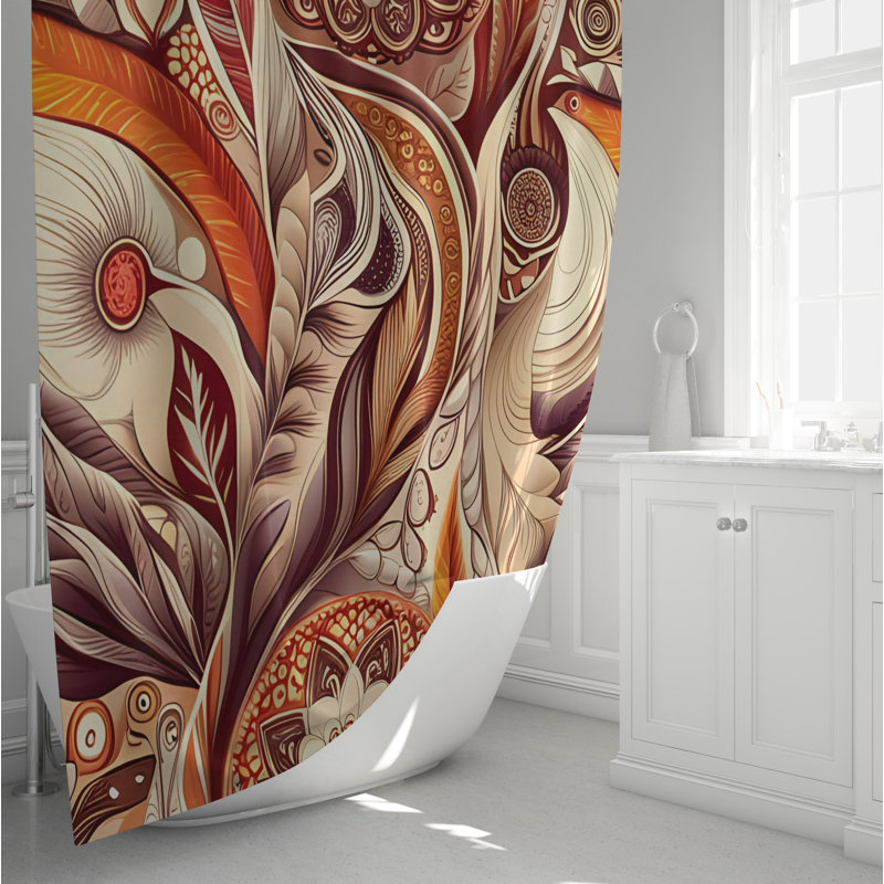 Rideau de douche Curits, H 72 po x l 70 po