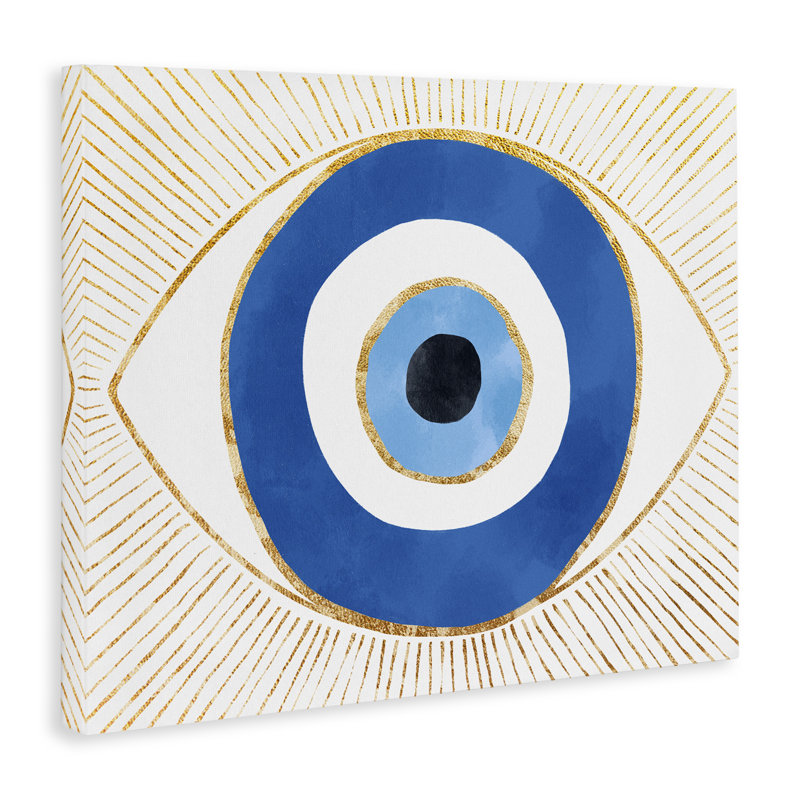 «Evil Eye Shape» par Ziwei Li - impression sur toile tendue, H 24 po x l 30 po x P 1,5 po