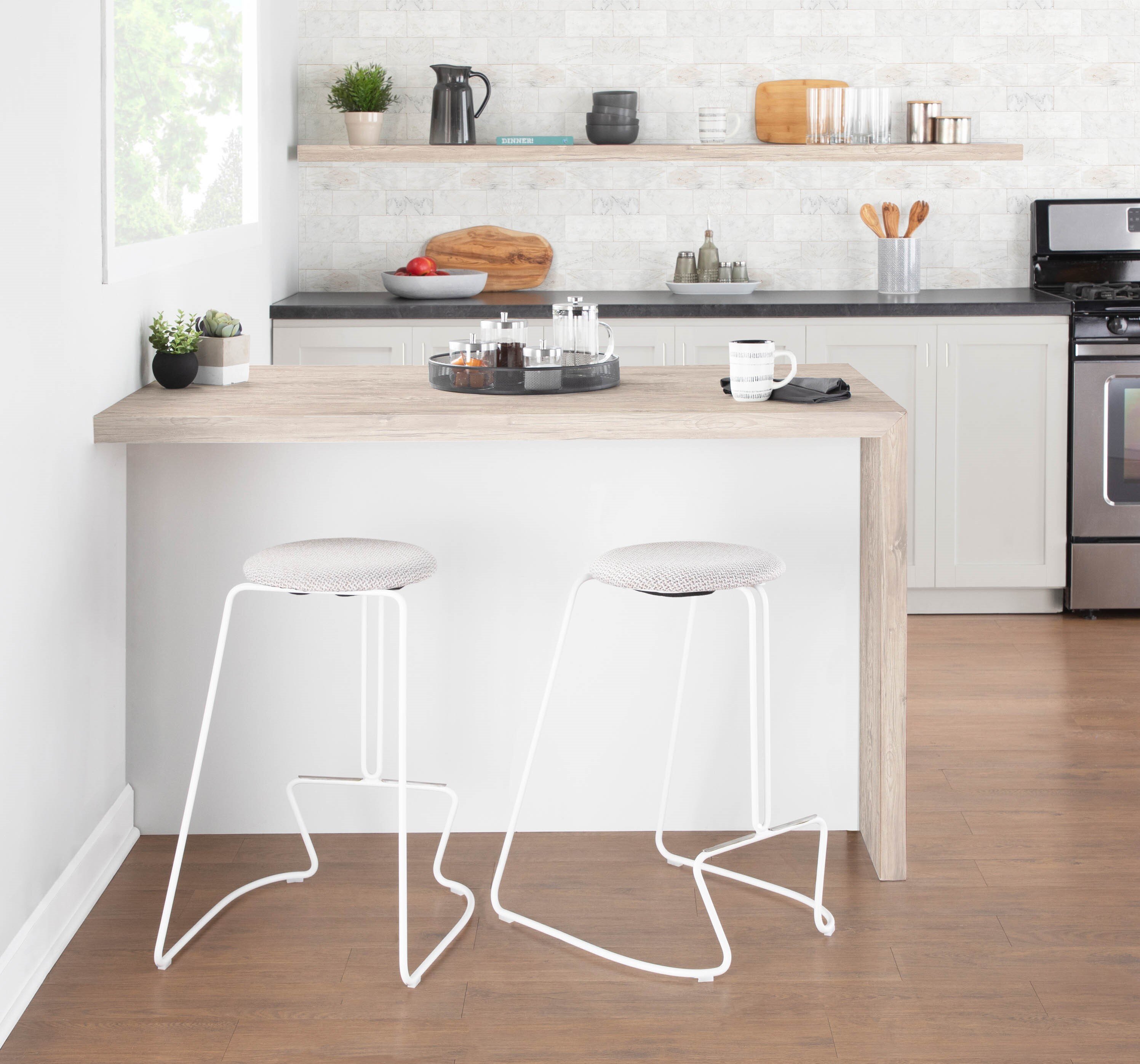 Kmart best sale stools white