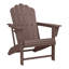 Chaise Adirondack en poly PEHD avec porte-gobelet Lucus-677126547