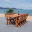 Upper Stanton Rectangular Eucalyptus Extendable Outdoor Dining Table , in. W 35.4'' in. D
