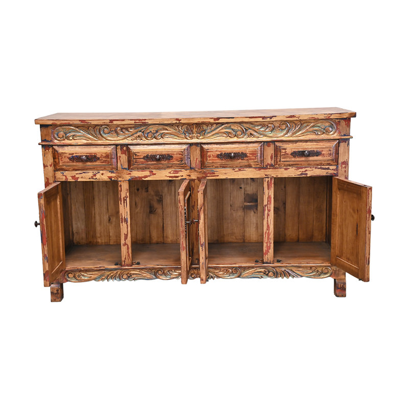 Buffet couleur vieillie