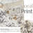 Linen Blend Pinch Floral Curtains with Hooks Curtain Pair-378736545-378736557