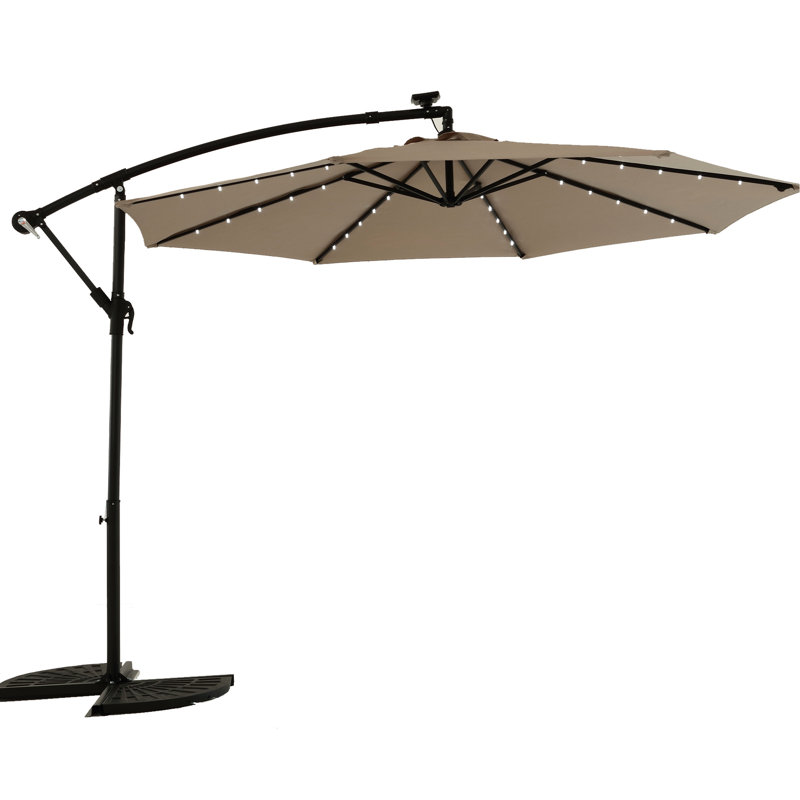 Parasol à DEL 10 pi, Kaki