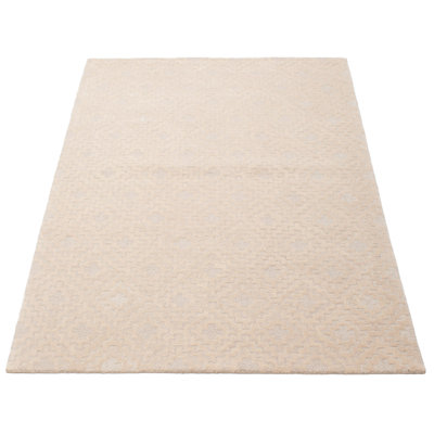 Tapis kaki clair Timeless 5 pi 0 po x 7 pi 7 po