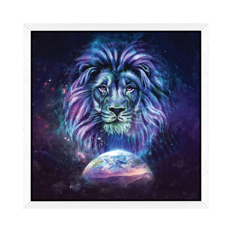 Guardian - Print on Canvas, 93.98 cm H x 93.98 cm W, White Floater Framed