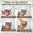 Oretha Modern Propane Fire Pit Table with Free Lava Rocks