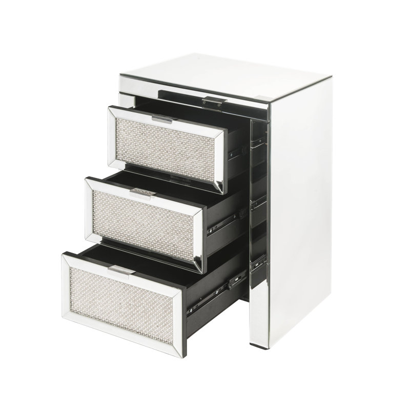 Table d'appoint en miroir Noralie