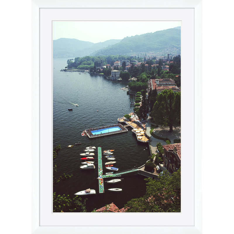 Getty Images, "Hotel On Lake Como," Slim Aarons, June 1983 Print by Slim Aarons, 41" H x 30" W