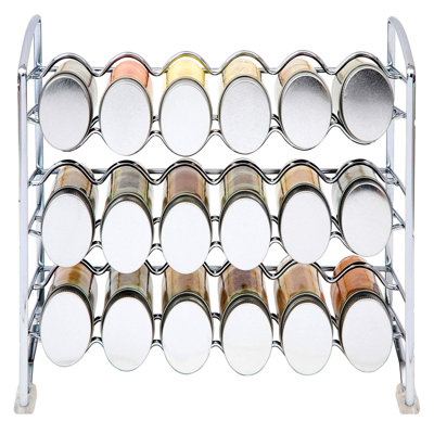 Freestanding Spice Jar & Rack Set