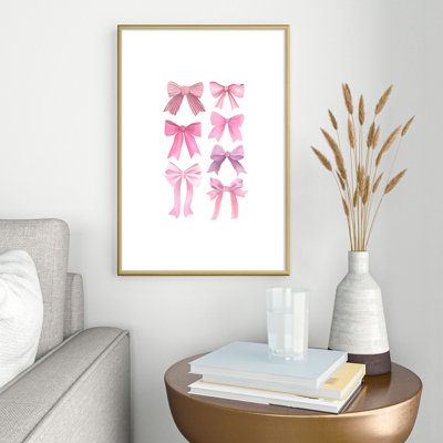 «Emanuela Carratoni Coquette Bows», reproduction d'art encadrée