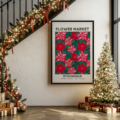 «Holiday Flower Market I», reproduction sur toile