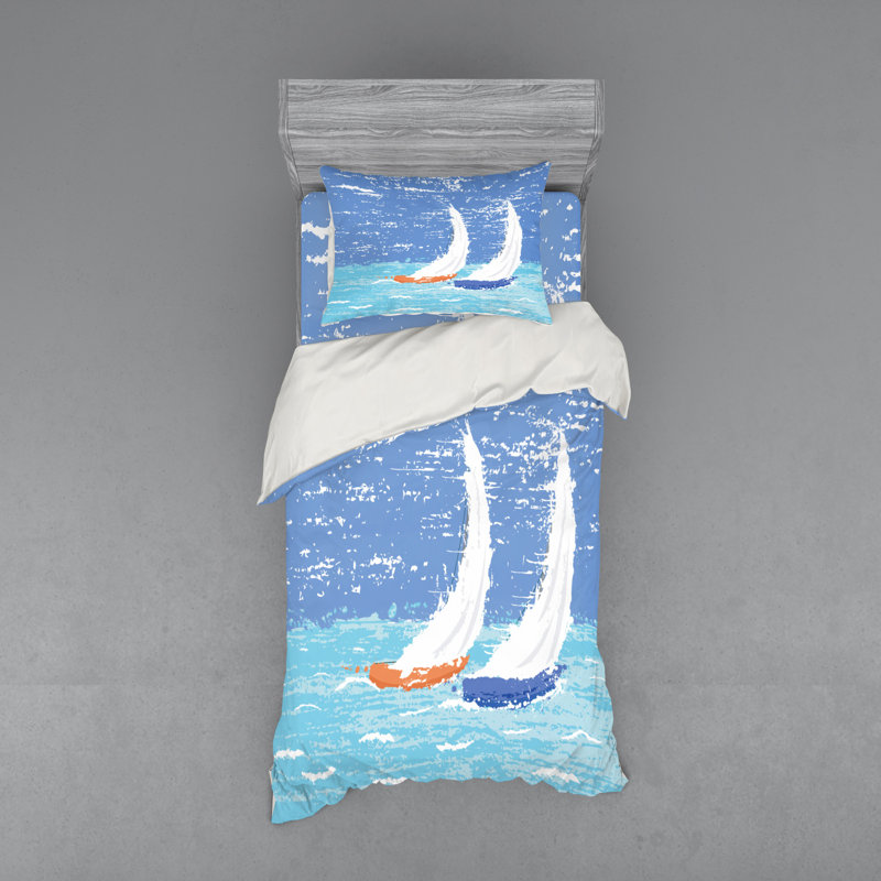 Coastal Duvet Cover, Twin XL Duvet Cover + 2 Additional Pieces