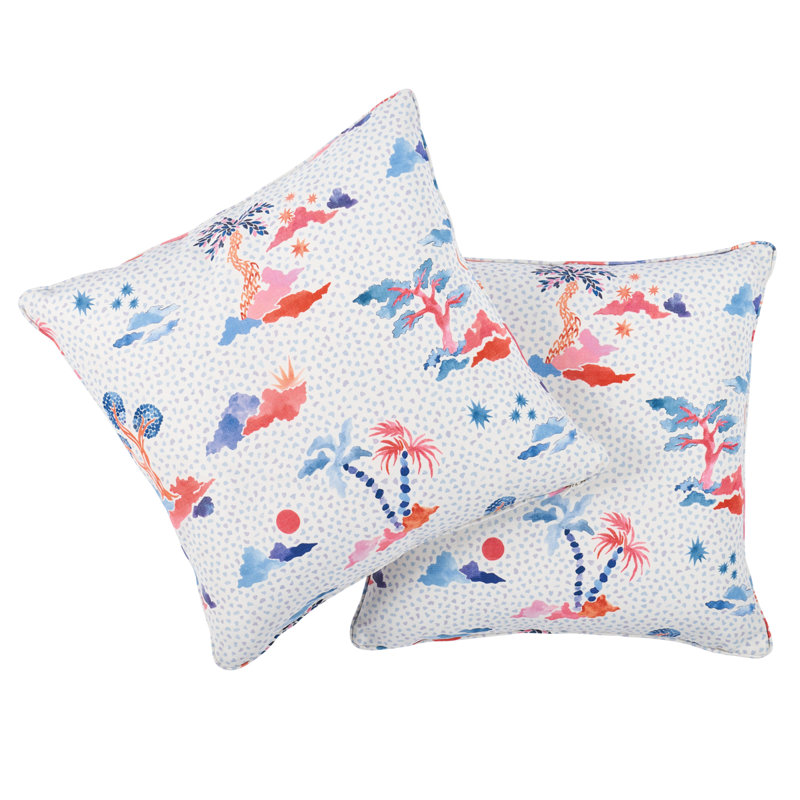 Schumacher x Happy Menocal Valletta Pillow