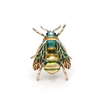 Enamel Bee - Wrapped Canvas Print