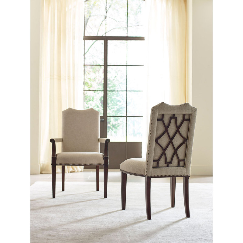 Chaise avec accoudoirs rembourrée Solvig