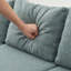 Modular Corner Sofa Bed, 7-in-1 Convertible Cloud Couch L-Shaped Sectional with 3 Pillows, Teal Green