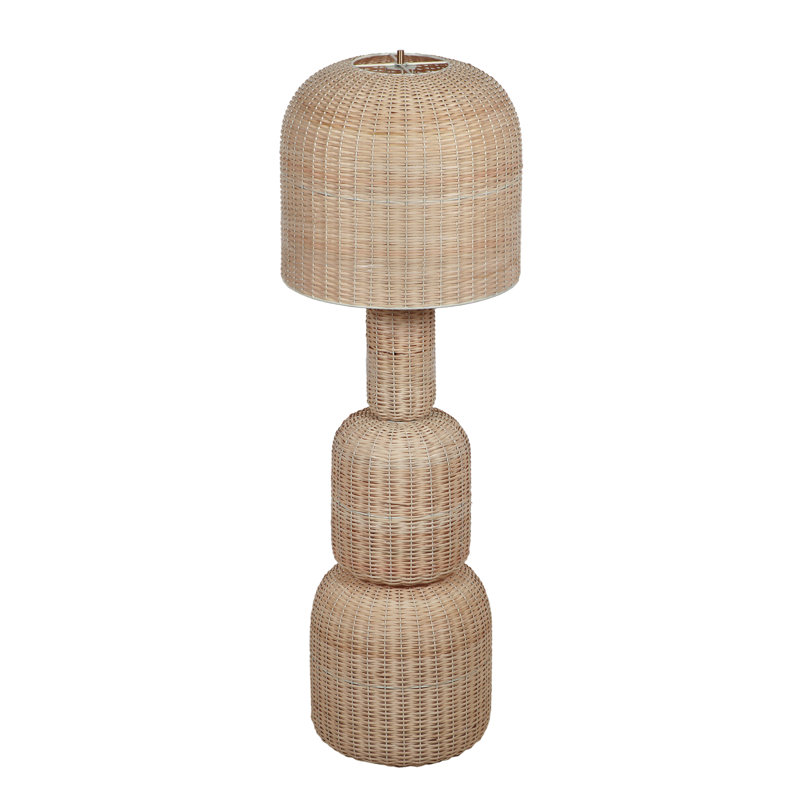Natural Rattan Floor Lamp