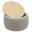Repose-pieds rond avec rangement, fonction 2 en 1, table de bout et repose-pieds-509768641