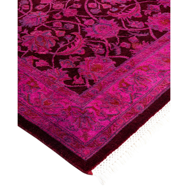 Huckstep One-of-a-Kind Runner 2'7" X 11'3" Runner Wool Area Rug Pink