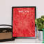Milan City Map - No Frame Print-1365990103