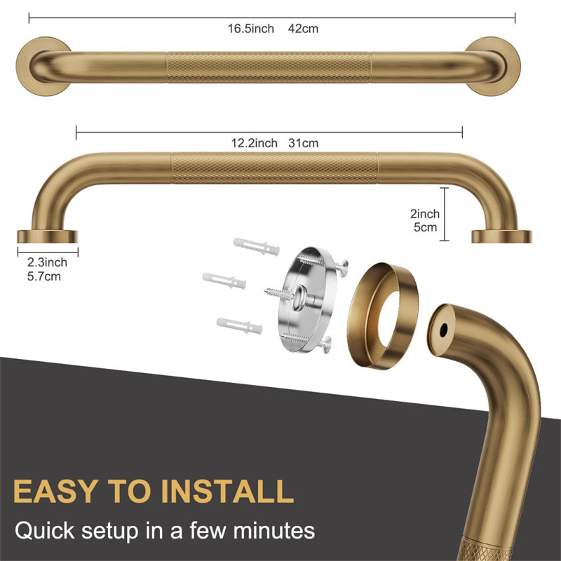 2 Pack Shower Grab Rails
