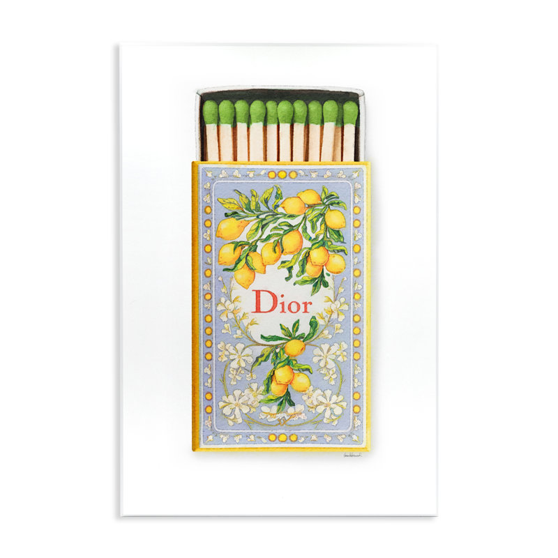 «Classic Fashion Brand Matchs Wall Art» par Amanda Greenwood, H 15 po x l 10 po