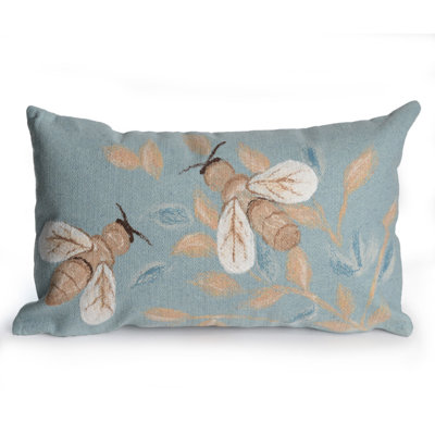 Visions III Bees Rectangular Pillow Cover & Insert