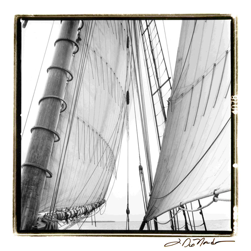 Under Sail II by Laura DeNardo - Wrapped Canvas Photograph, 12" H x 12" W  