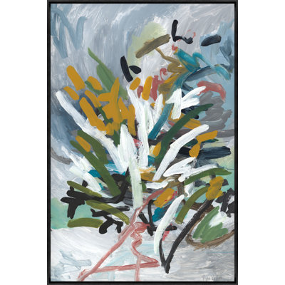 Oranges On Red Print by Ryan Brown