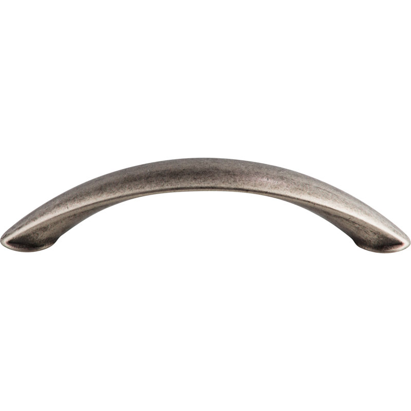 Arc Bar pull, Pewter Antique, 4" Center to Center