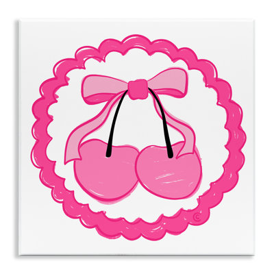 «Pink Cherries & Bow» par Carrie Cantwell