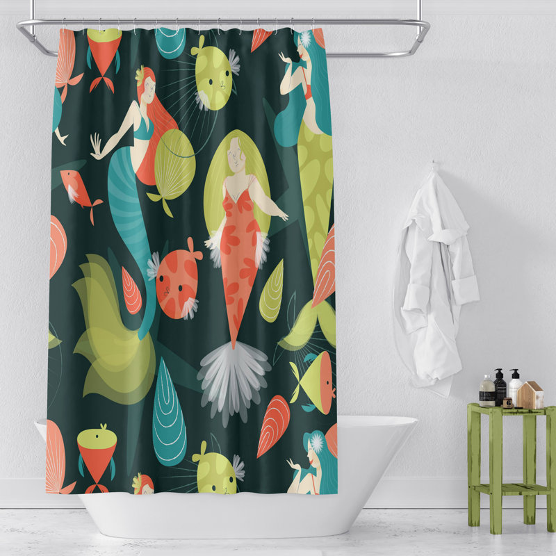 Rideau de douche simple, 93 po x 70 po