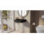Lavabo de salle de bain mural carré en résine 18,8 po x 18,8 po Badeloft WT-06-S-MBLK-138403121