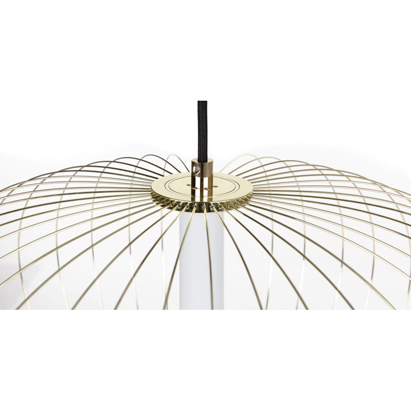 Winifred 1 - Light LED Pendant, Gold, 11" H x 20" W x 20" D