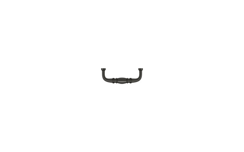 Colonial 1 Center to Center Bar Pull, Oil-Rubber Bronze