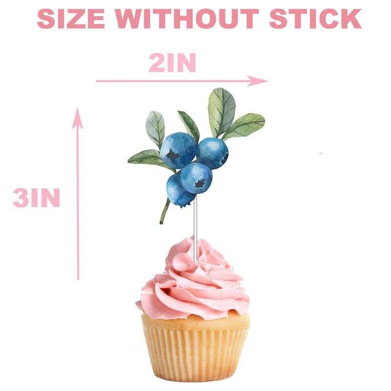 Berries Cupcake Toppers for kids
