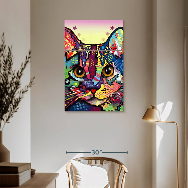 Brampt Maya Cat, 57" H x 36" W