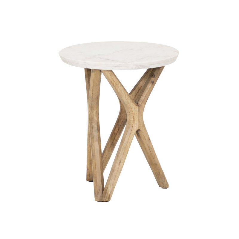 Marble Top End Table