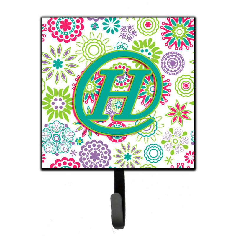 Crochet mural fleurs, H