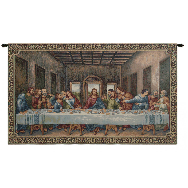 Loom Woven Cotton Blend Wall Hanging, 24" H x 20" W x 0.1" D
