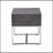 Practical Rectangular End Table with a Single Drawer, Perfect for Enhancing Living Spaces with Modern Design and Functionality