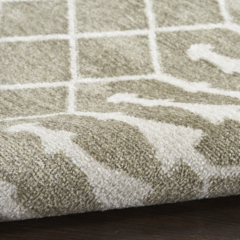 Tapis sauge bohème Dakota Fields Burlison, Rectangle 7 pi 10 po x 10 pi