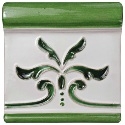 Novecento Friso Evoli 5" x 5" Ceramic Bullnose Tile Trim