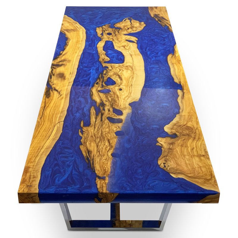 Morano Coffee Table, 17.7" H x 47.2" L x 23.6" W, Blue