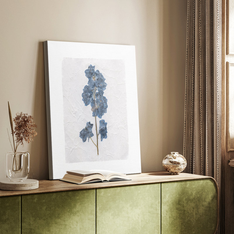 Découpage floral III - Cavas enveloppés de galerie, H 60 po x l 40 po