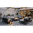 54 Inch Outdoor Gas Fire Pit, 50000Btu Patio Pit Table, Rectangular Heater, Stone Finish, Simple Installation, Low - Maintenance Burner Propane Heater With Cover, 50000Btu, Contemporary Design,